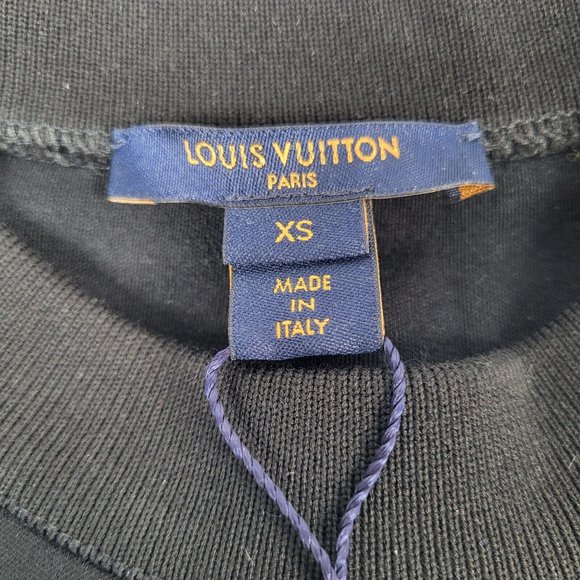 Louis Vuitton Men's Black Cotton Trunks & Bags Sweatshirt - Picture 7 of 14